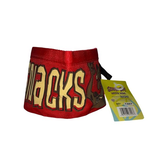 NWT Cartoon Network Scooby-Doo Dog Red Foldable Travel Portable Food Water Dish - Picture 1 of 8